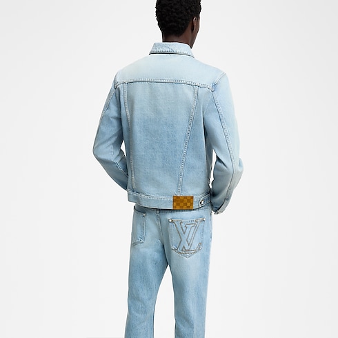 Ready-to-Wear All Ready-to-Wear Denim Trucker Jacket | Louis Vuitton ® (Product zoom)