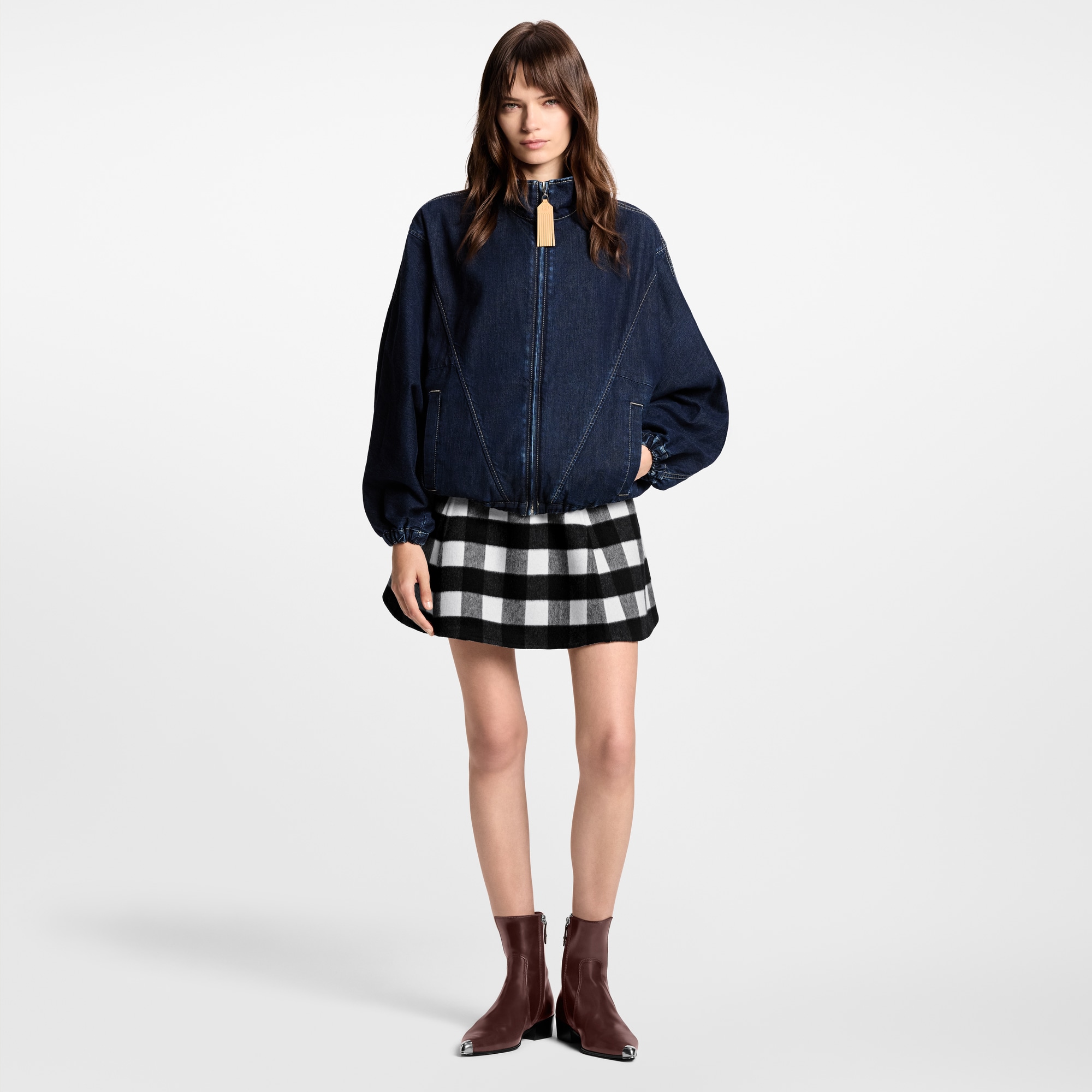 Ready-to-Wear Coats and Jackets Denim Zip-Up Jacket | Louis Vuitton ® (Product zoom)
