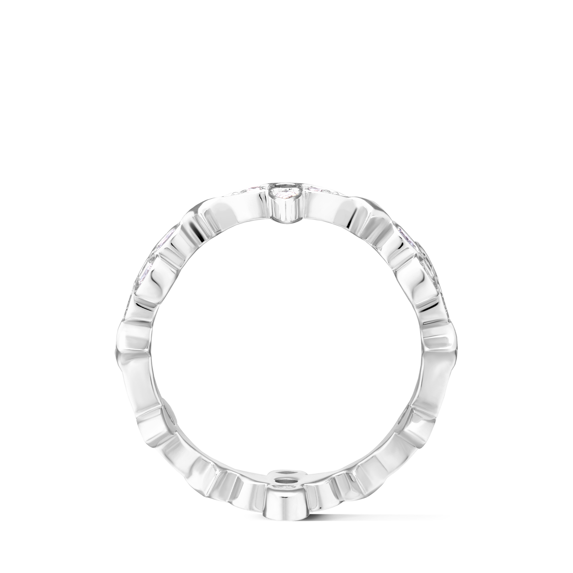  Categories Rings Dentelle Ring, White Gold And Diamonds | Louis Vuitton ® (Product zoom)