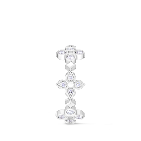 Categories Rings Dentelle Ring, White Gold And Diamonds | Louis Vuitton ® (Product zoom)