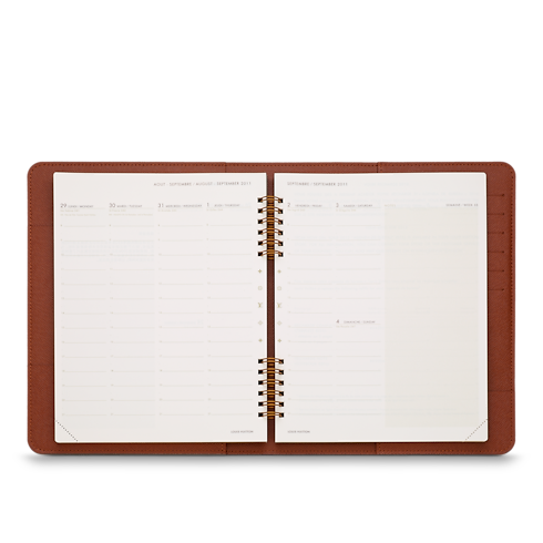 Monogram Gifts for Babies } Desk Agenda Cover | Louis Vuitton ® (Product zoom)