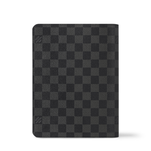 Damier Graphite Canvas Library and Stationery Office and Writing Desk Agenda Cover | Louis Vuitton ® (Product zoom)