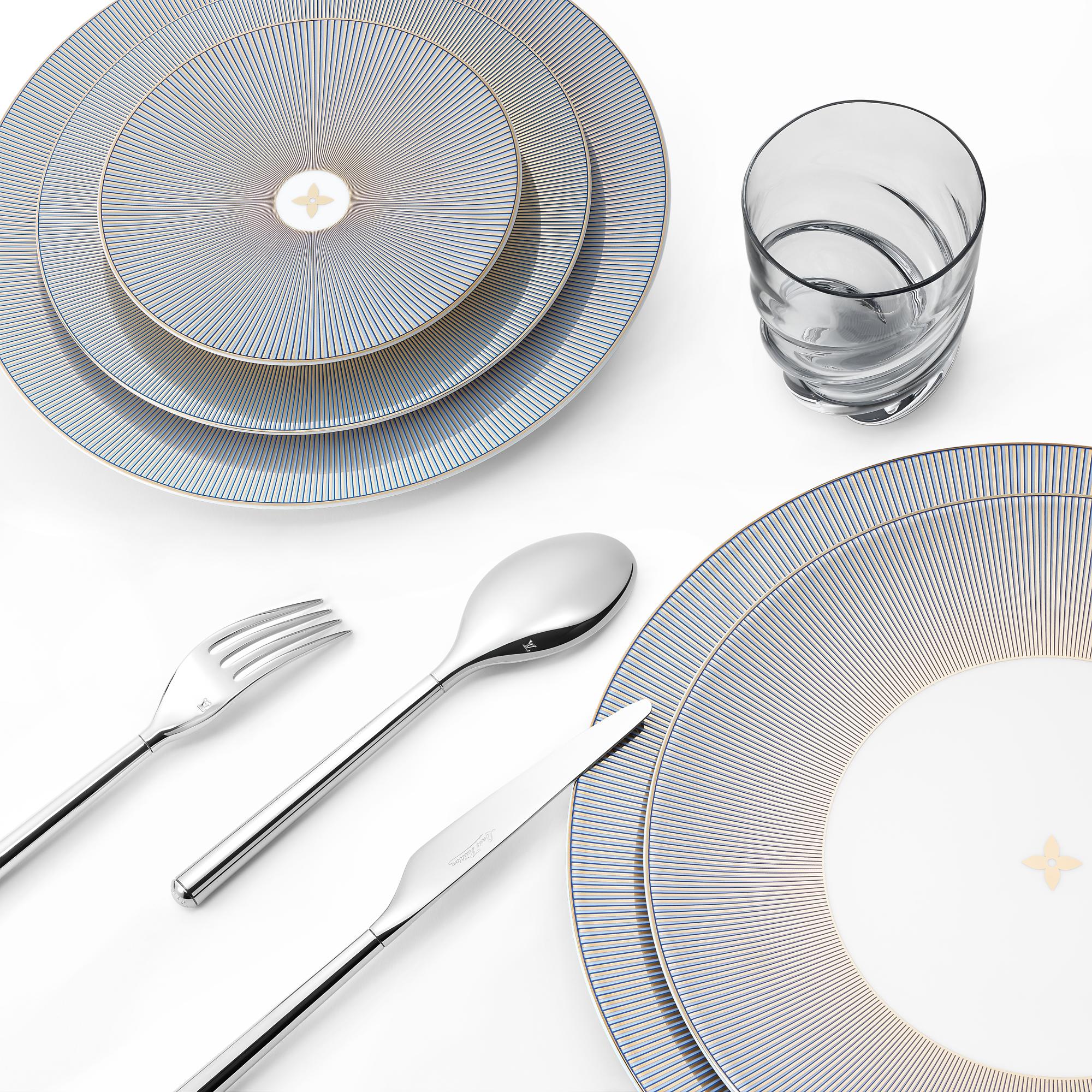 Dichroic Set Of 2 Bread Plates