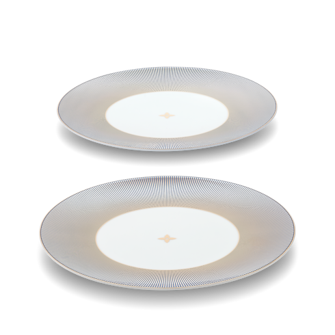 Home and Art of Dining Art of Dining Dichroic Set Of 2 Dinner Plates | Louis Vuitton ® (Product zoom)