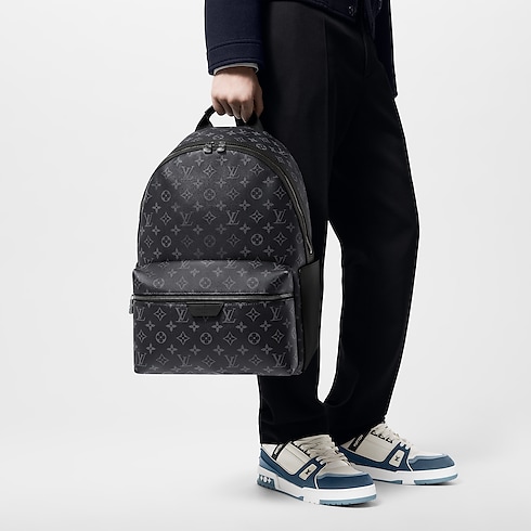Monogram Eclipse Bags All Bags Discovery Backpack MM | Louis Vuitton ® (Product zoom)
