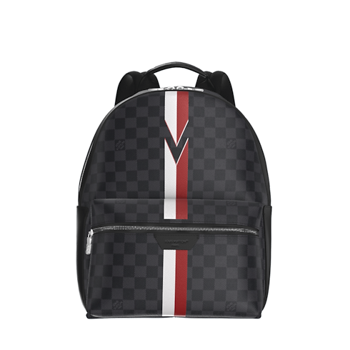 Damier Graphite Canvas Personalization All Personalization Discovery Backpack PM Mon Monogram | Louis Vuitton ® (Product zoom)
