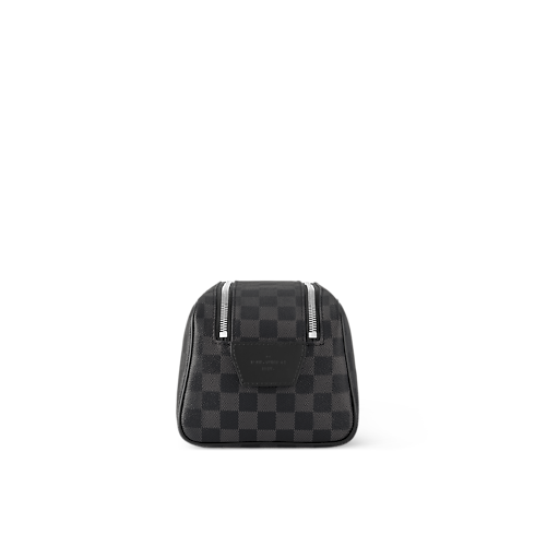 Damier Graphite Canvas Travel All Luggage and Accessories Dopp Kit Toilet Pouch | Louis Vuitton ® (Product zoom)