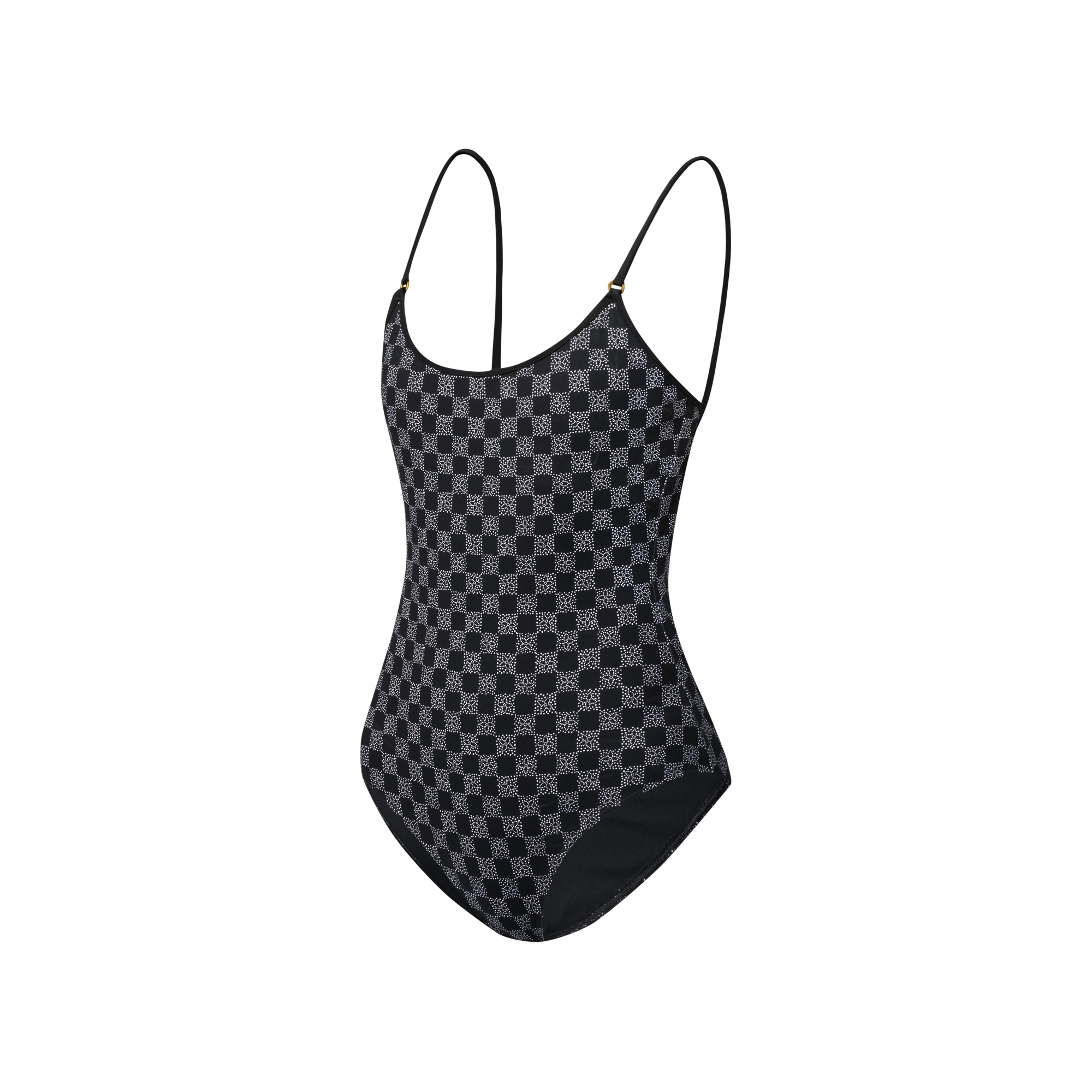 Dotted Damier Swimsuit