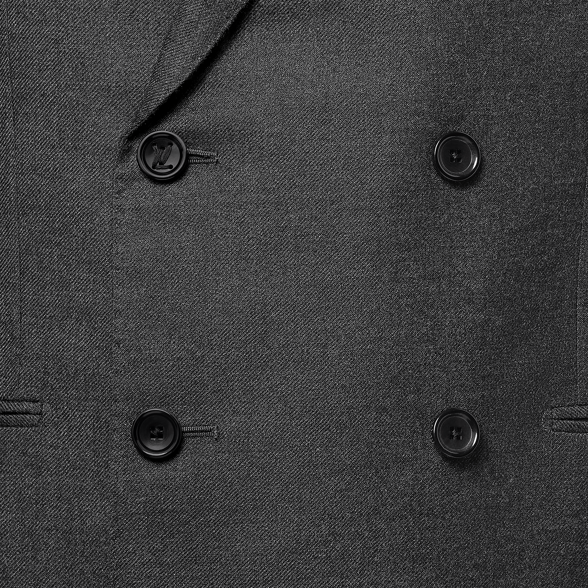 Double-Breasted Cashmere And Wool Blend Pont Neuf Jacket