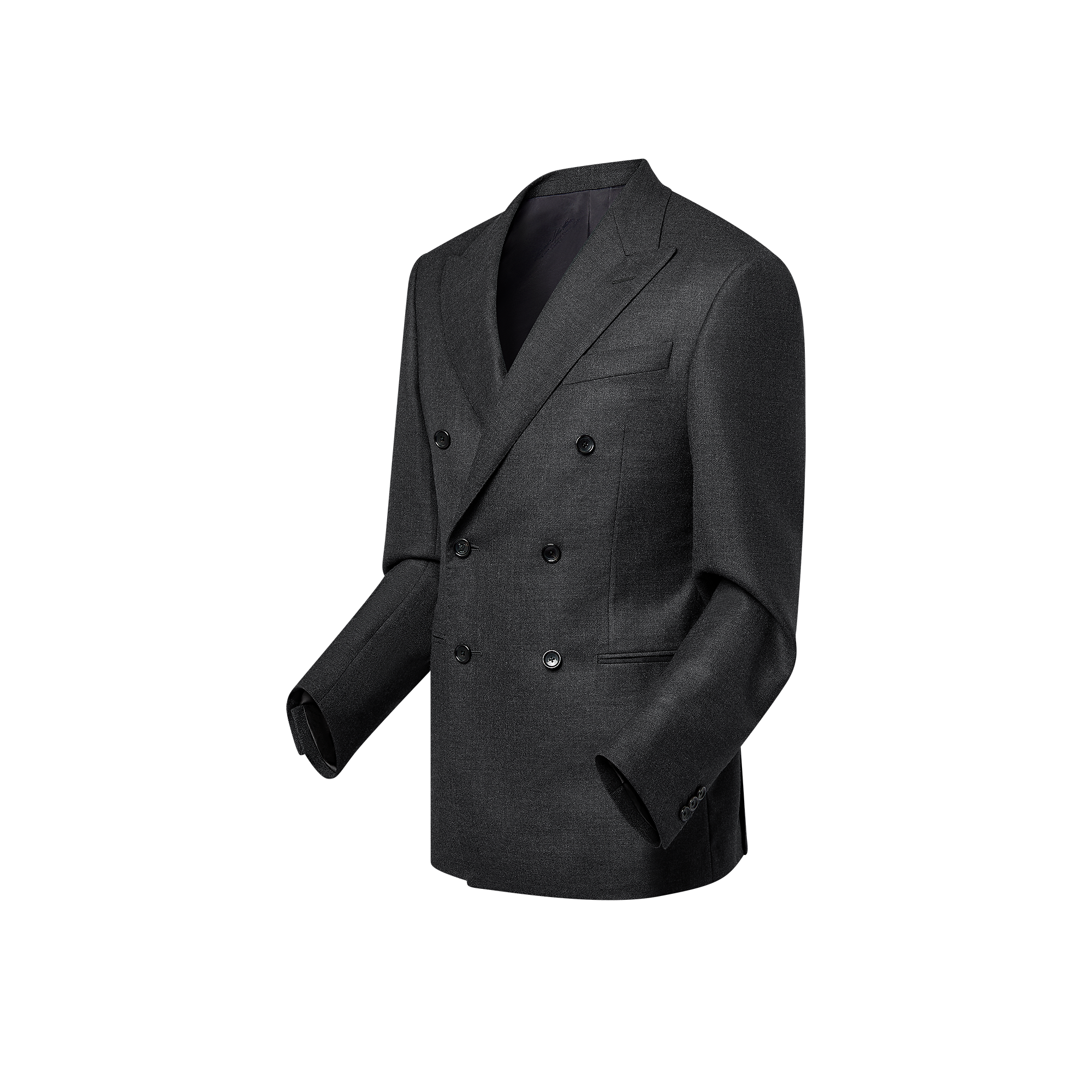 Double-Breasted Cashmere And Wool Blend Pont Neuf Jacket