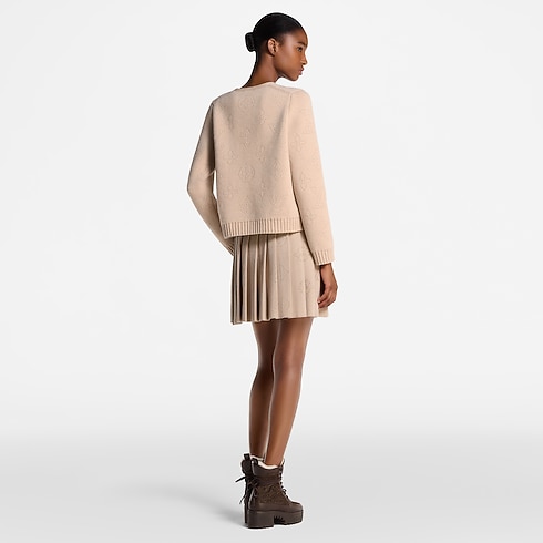 Ready-to-Wear Knitwear Double-Breasted Mahina Knit Cardigan | Louis Vuitton ® (Product zoom)