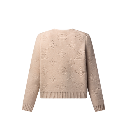 Ready-to-Wear Knitwear Double-Breasted Mahina Knit Cardigan | Louis Vuitton ® (Product zoom)