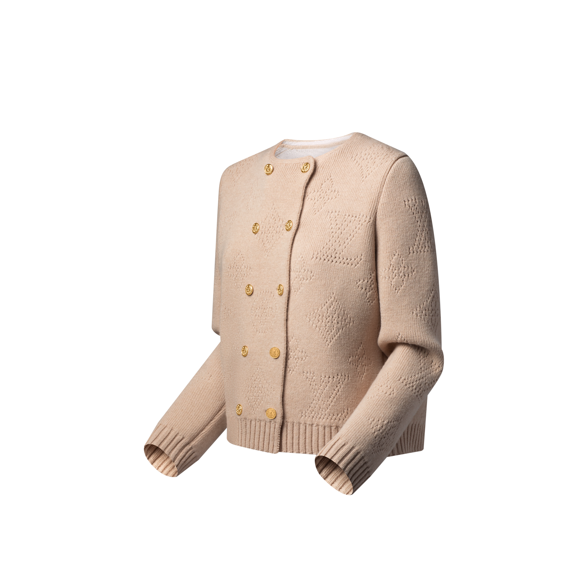 Double-Breasted Mahina Knit Cardigan