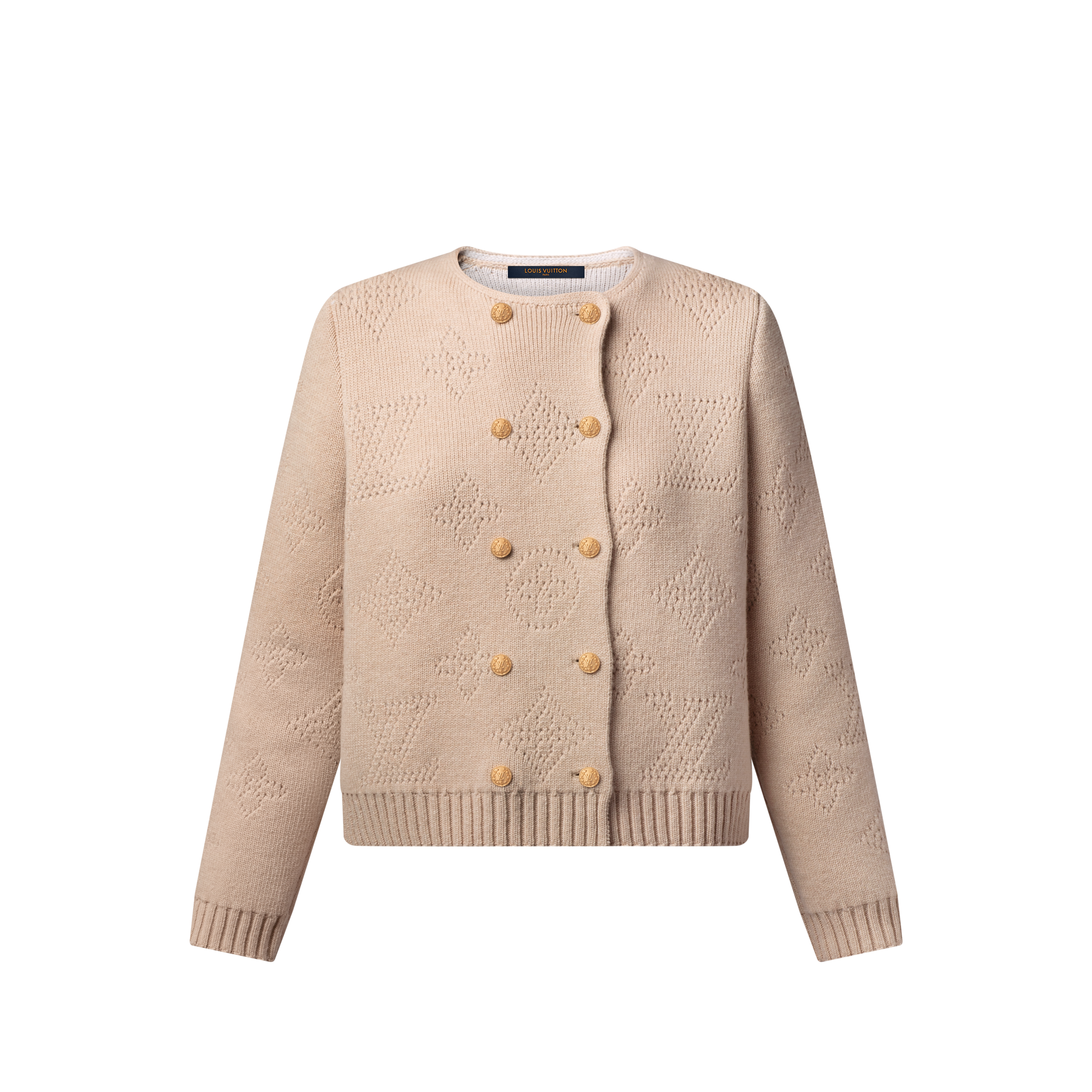 Double-Breasted Mahina Knit Cardigan