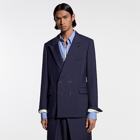 Ready-to-Wear Blazers and Jackets Double-Breasted Mohair Jacket | Louis Vuitton ® (Product zoom)