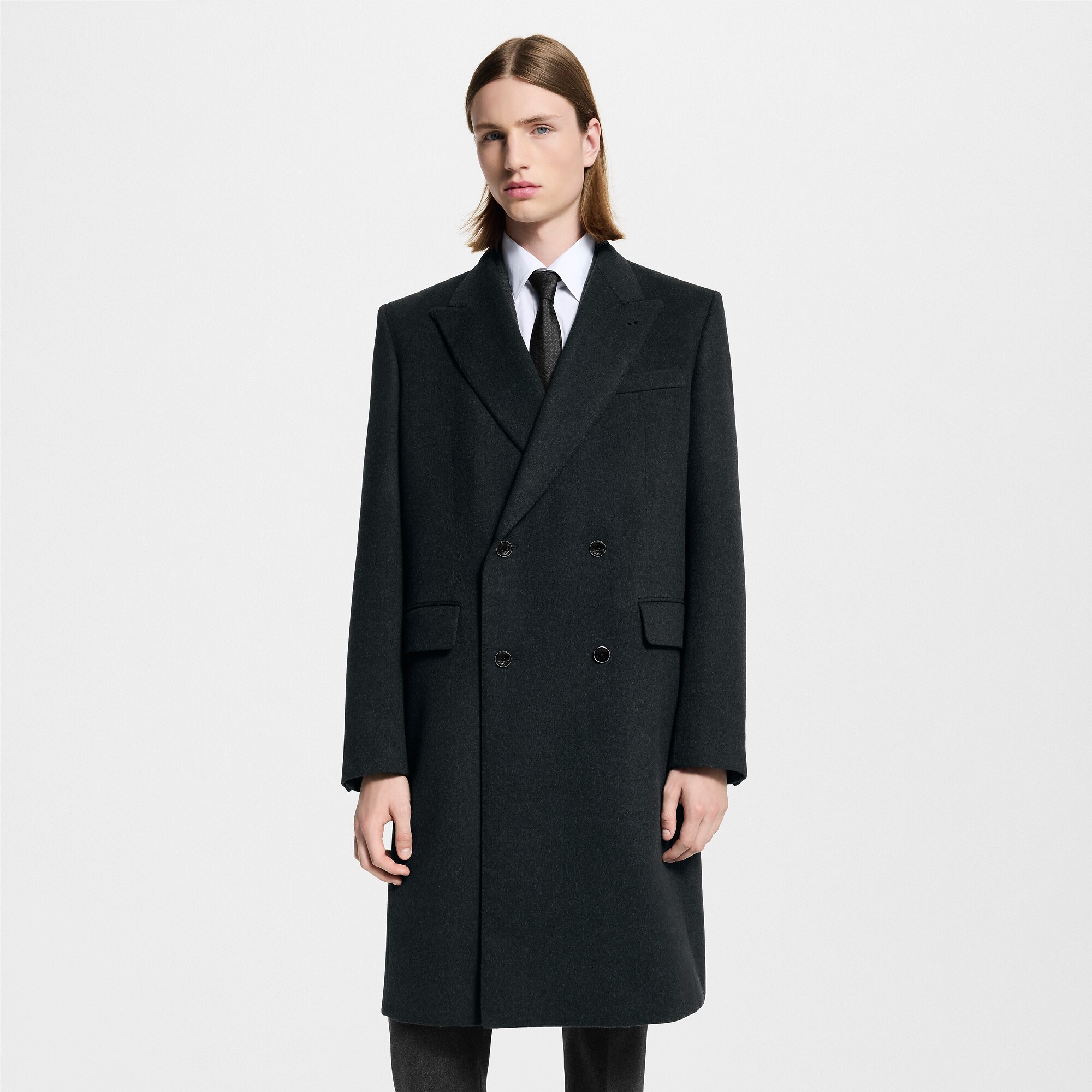 Double-Breasted Tailored Coat