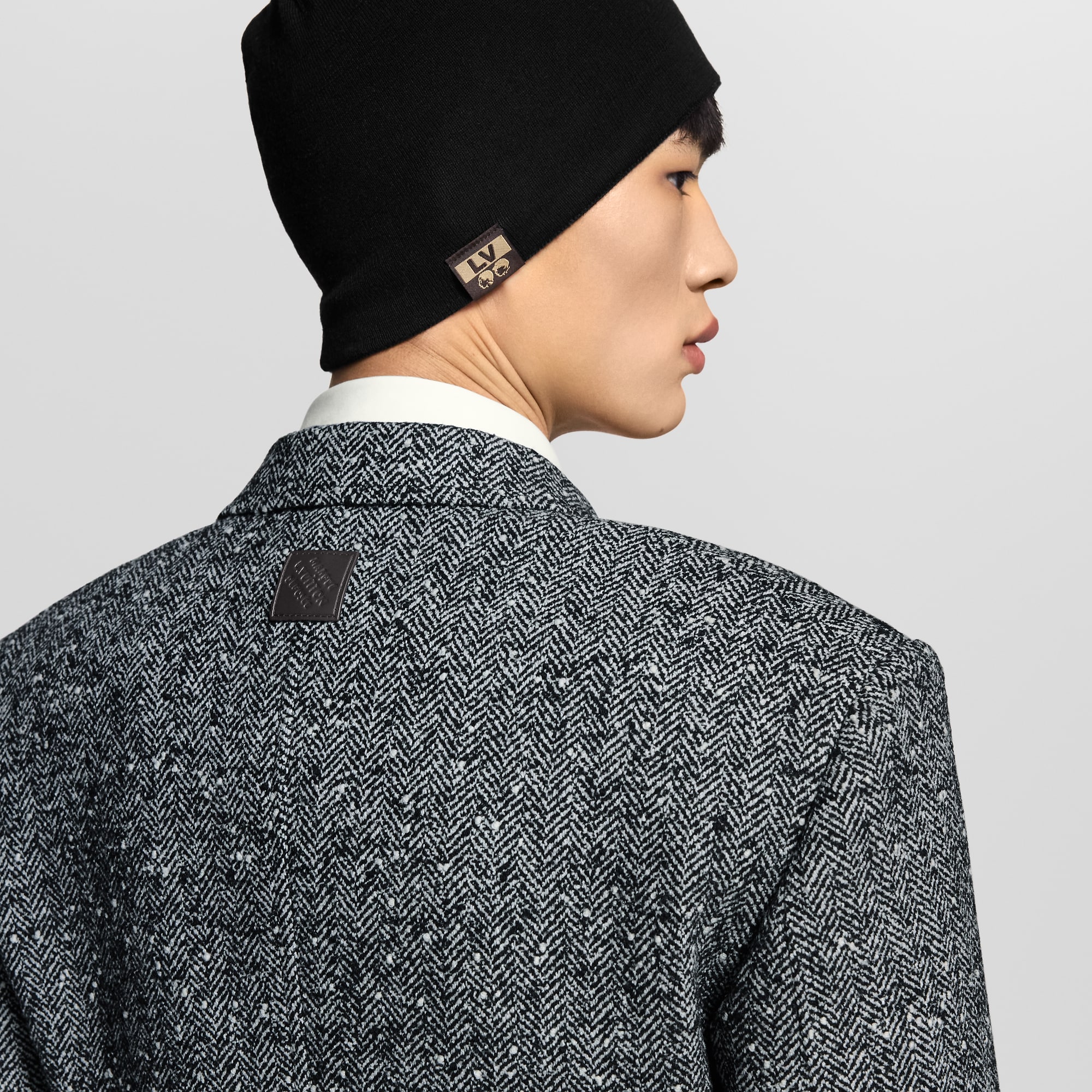 Double-Breasted Tweed Jacket