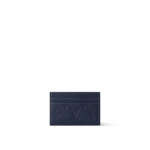 Monogram Shadow Men's Small Leather Goods Card Holders Double Card Holder | Louis Vuitton ® (Product zoom)
