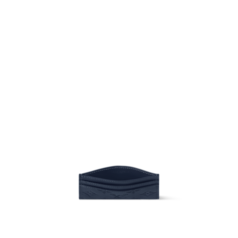 Monogram Shadow Men's Small Leather Goods Card Holders Double Card Holder | Louis Vuitton ® (Product zoom)