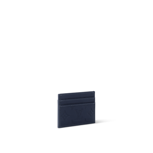 Monogram Shadow Men's Small Leather Goods Card Holders Double Card Holder | Louis Vuitton ® (Product zoom)