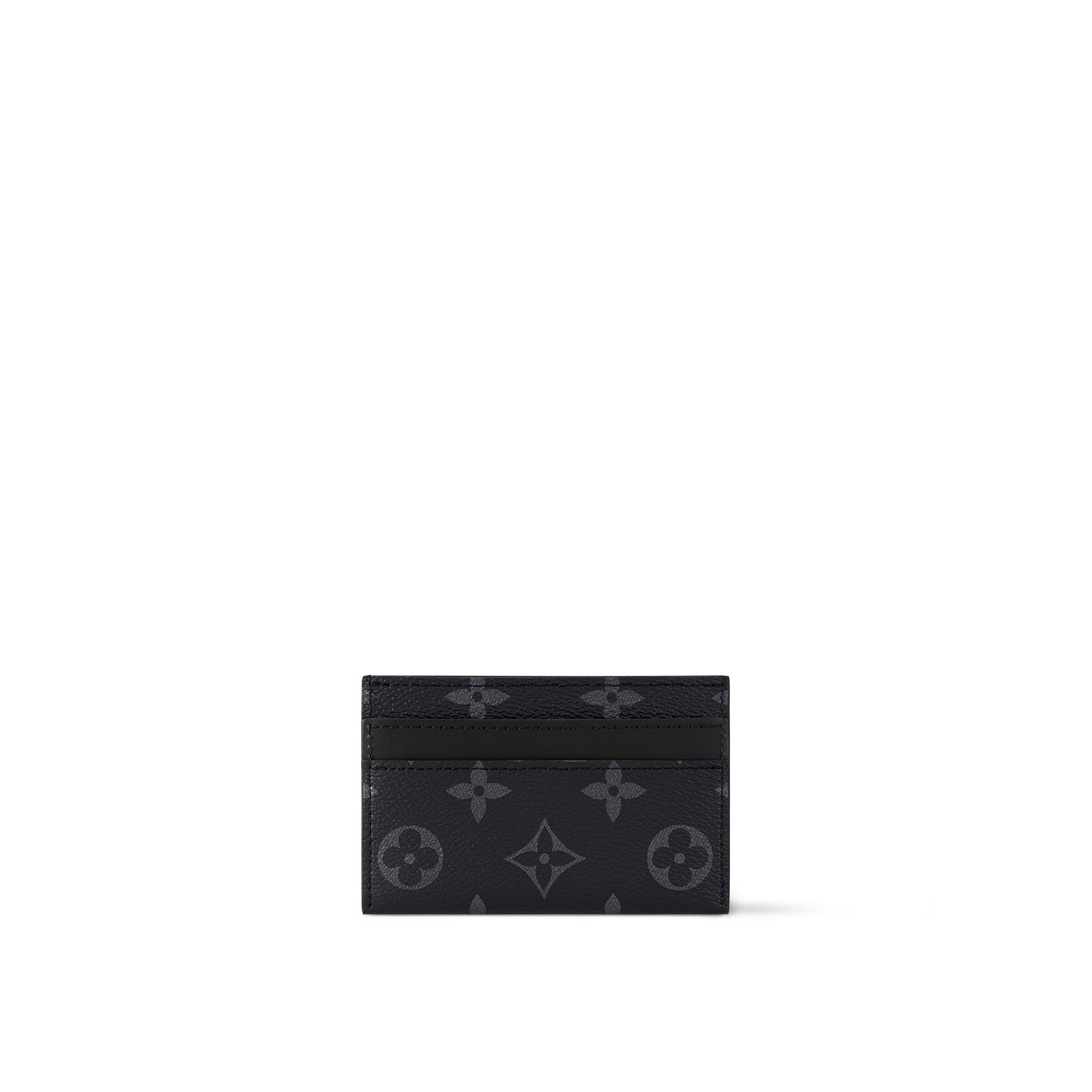 Monogram Eclipse Family Month Gift Guide } Double Card Holder | Louis Vuitton ® (Product zoom)