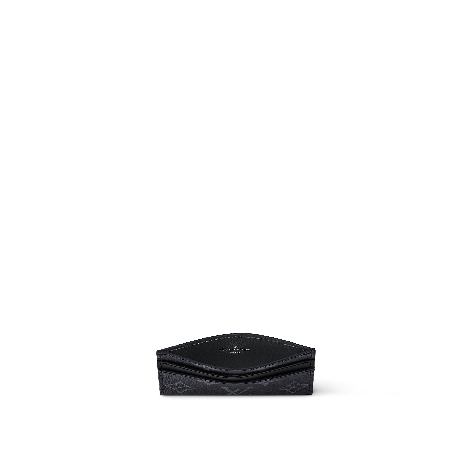 Monogram Eclipse Family Month Gift Guide } Double Card Holder | Louis Vuitton ® (Product zoom)
