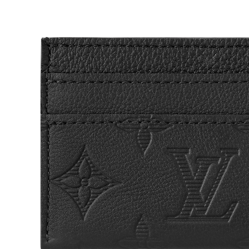 Monogram Shadow Men's Small Leather Goods Card Holders Double Card Holder | Louis Vuitton ® (Product zoom)