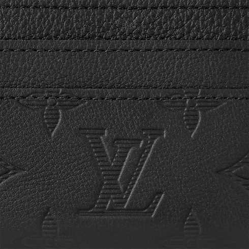 Monogram Shadow Men's Small Leather Goods Card Holders Double Card Holder | Louis Vuitton ® (Product zoom)