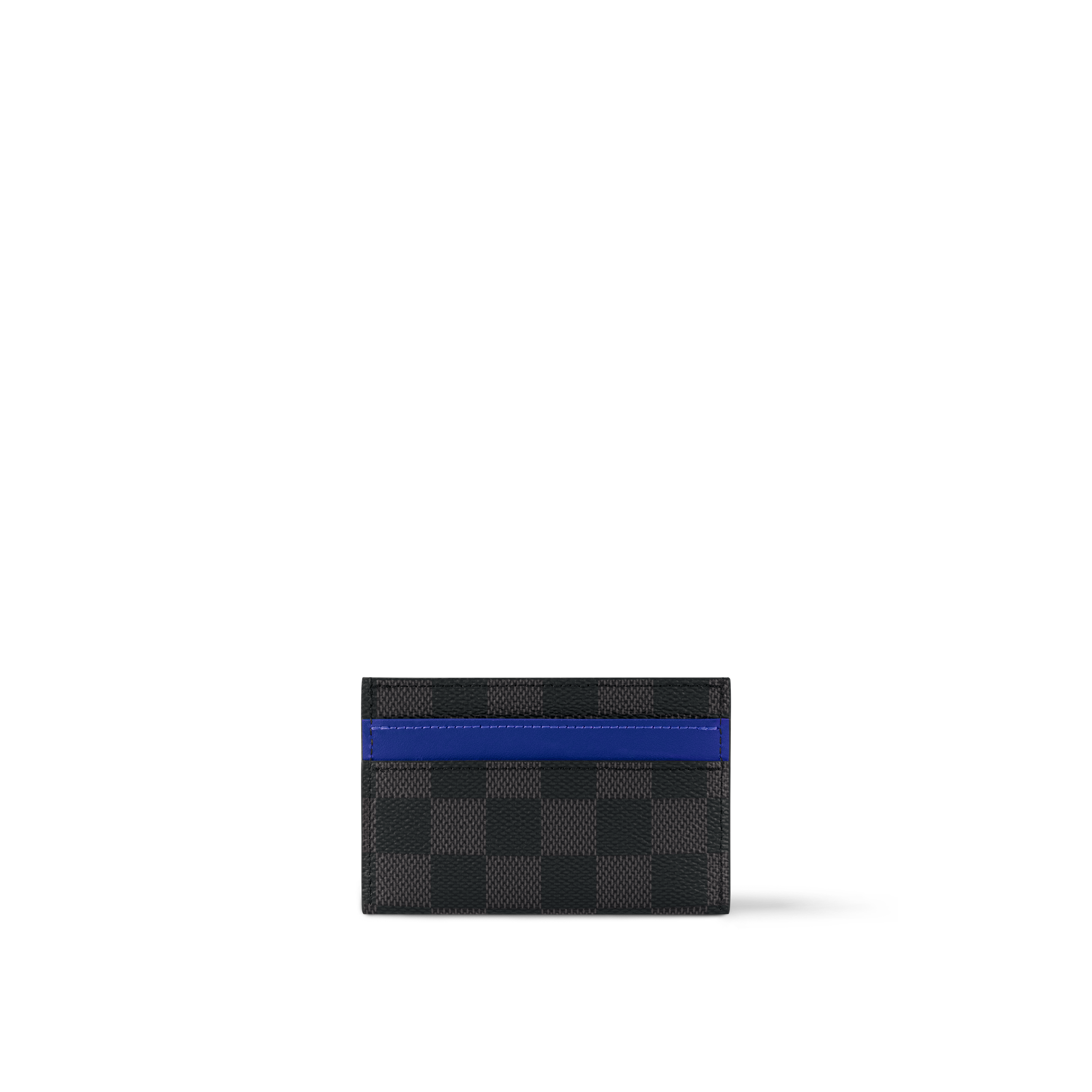 Damier Graphite Canvas Small Leather Goods All Small Leather Goods Double Card Holder | Louis Vuitton ® (Product zoom)