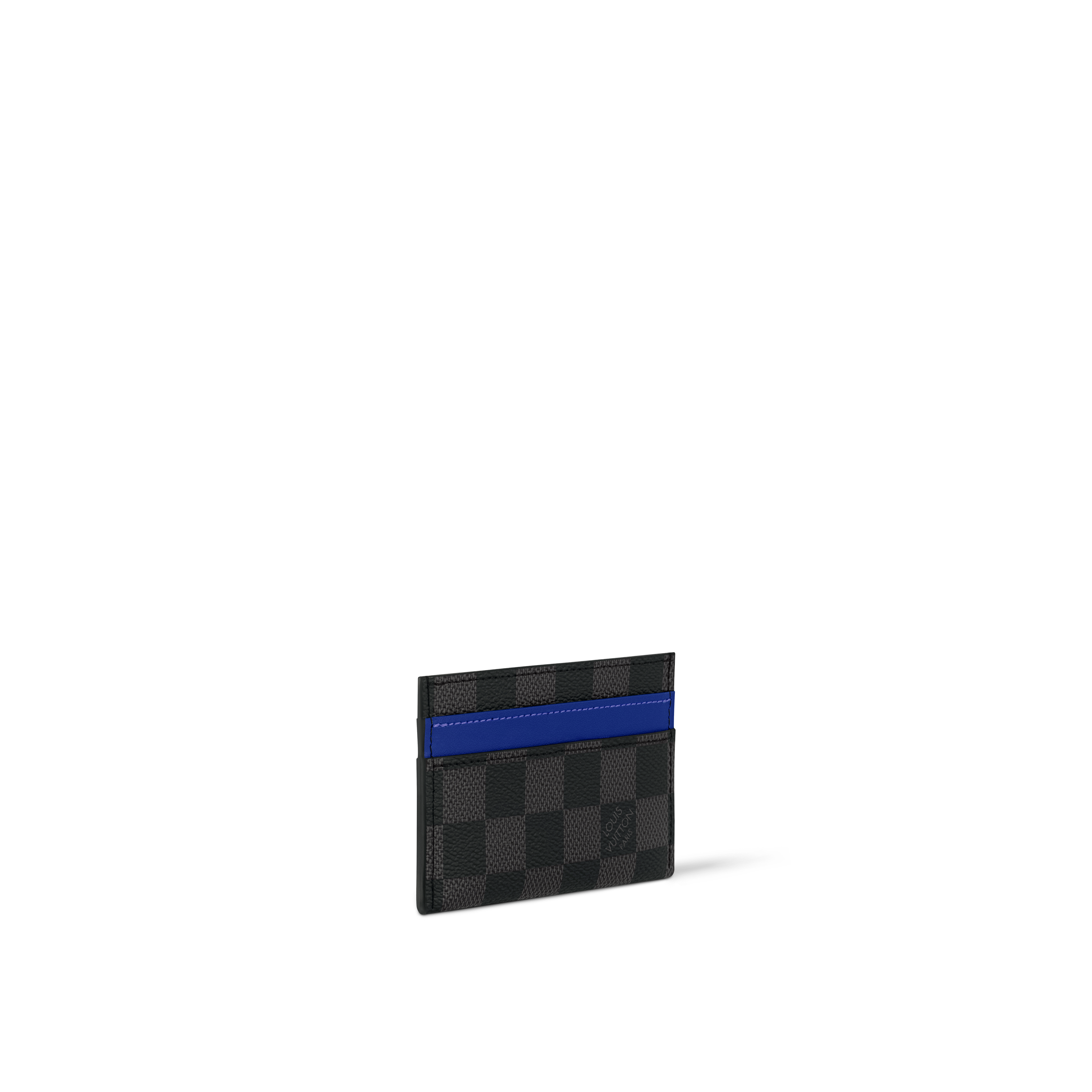 Damier Graphite Canvas Small Leather Goods All Small Leather Goods Double Card Holder | Louis Vuitton ® (Product zoom)