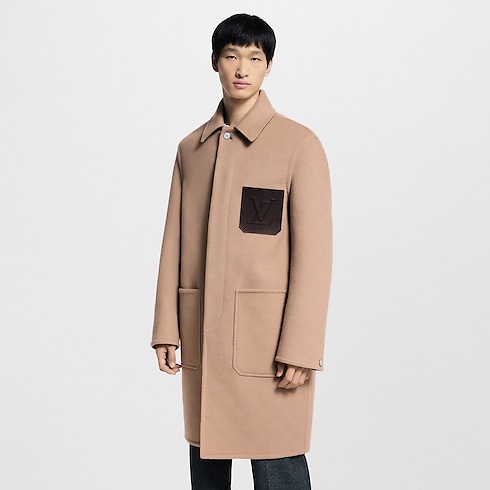 Ready-to-Wear Coats and Outerwear Double Face Car Coat With Signature Pocket | Louis Vuitton ® (Product zoom)