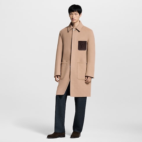 Ready-to-Wear Coats and Outerwear Double Face Car Coat With Signature Pocket | Louis Vuitton ® (Product zoom)
