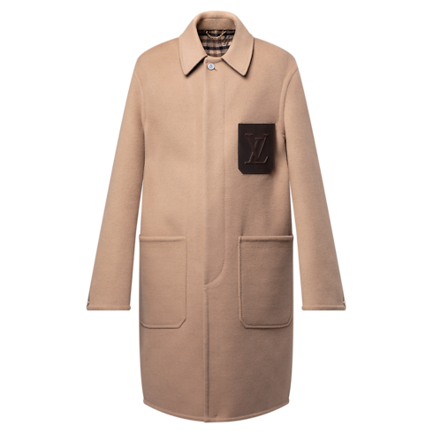 Ready-to-Wear Coats and Outerwear Double Face Car Coat With Signature Pocket | Louis Vuitton ® (Product zoom)