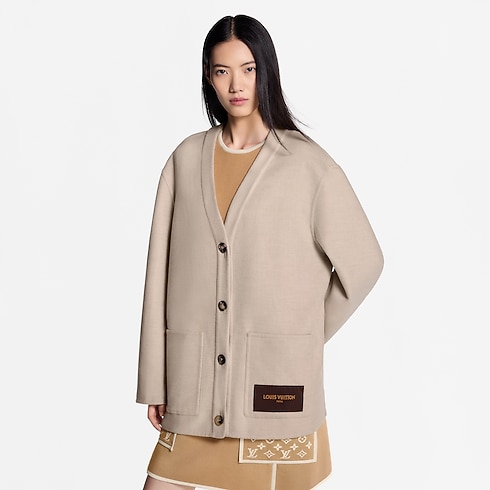 Ready-to-Wear Knitwear Double Face Cardigan | Louis Vuitton ® (Product zoom)