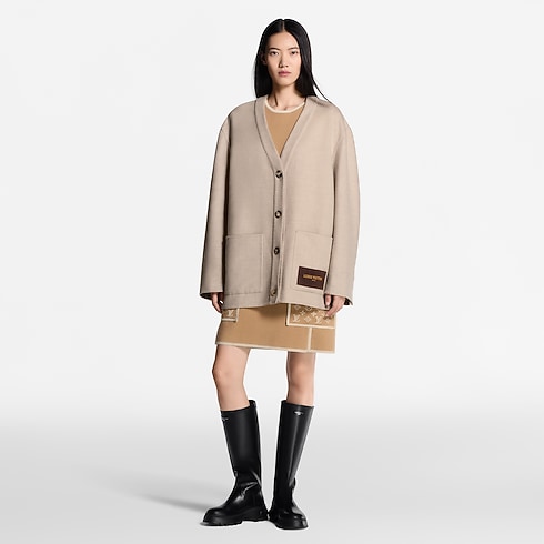 Ready-to-Wear Knitwear Double Face Cardigan | Louis Vuitton ® (Product zoom)