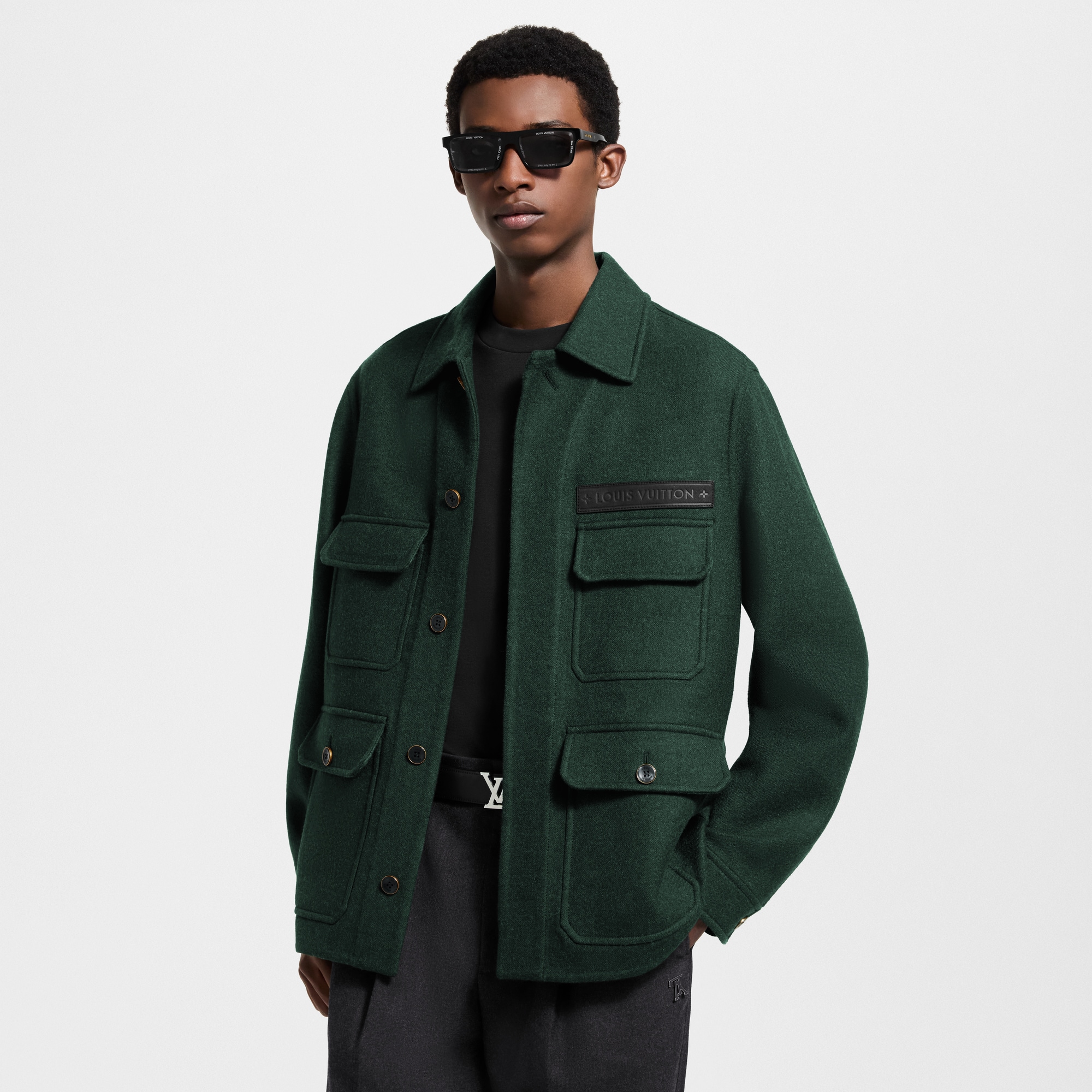  Ready-to-Wear Coats and Outerwear Double Face Cashmere Blend Workwear Jacket | Louis Vuitton ® (Product zoom)