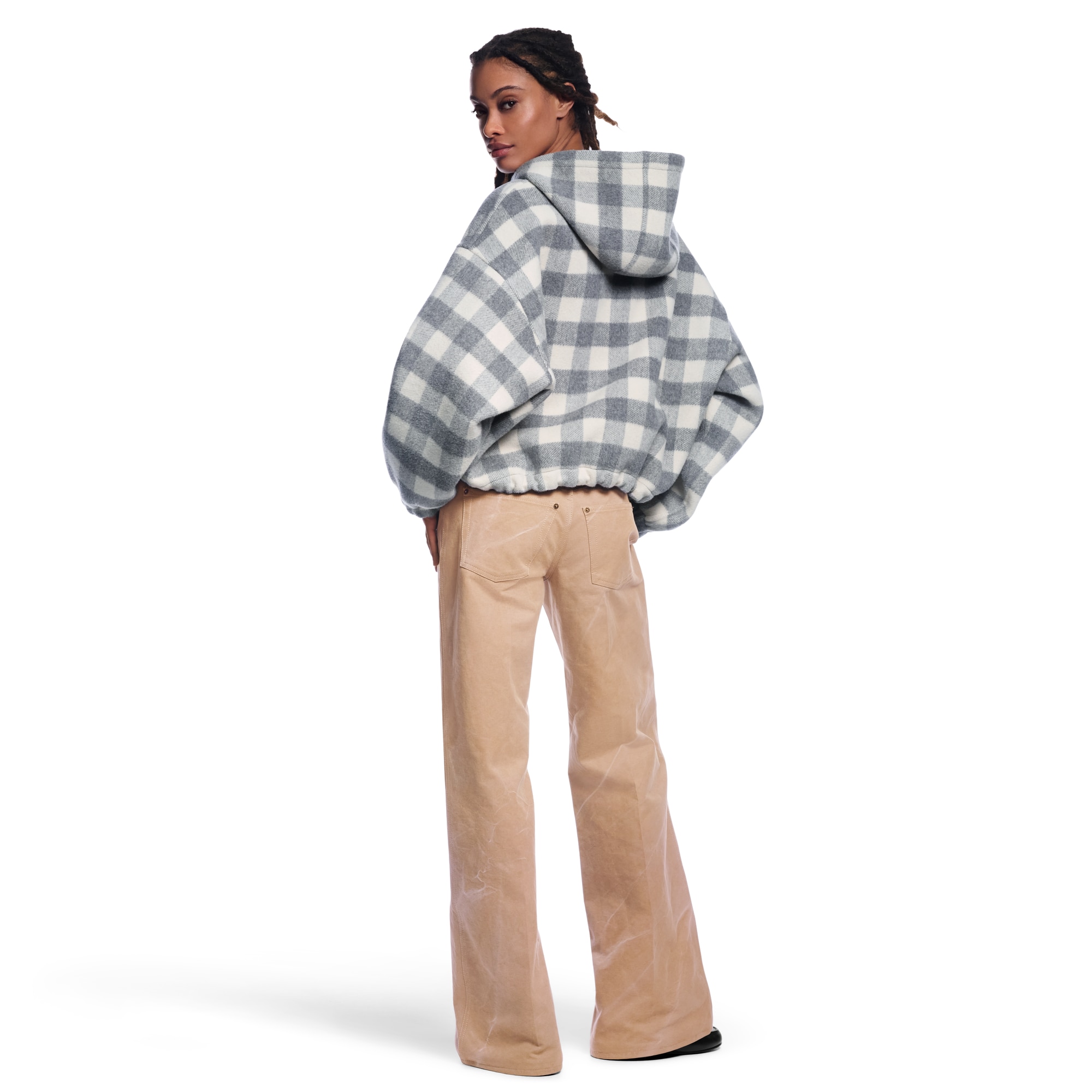 Double Face Check Zip-Up Jacket - Women - Ready-to-Wear | LOUIS VUITTON