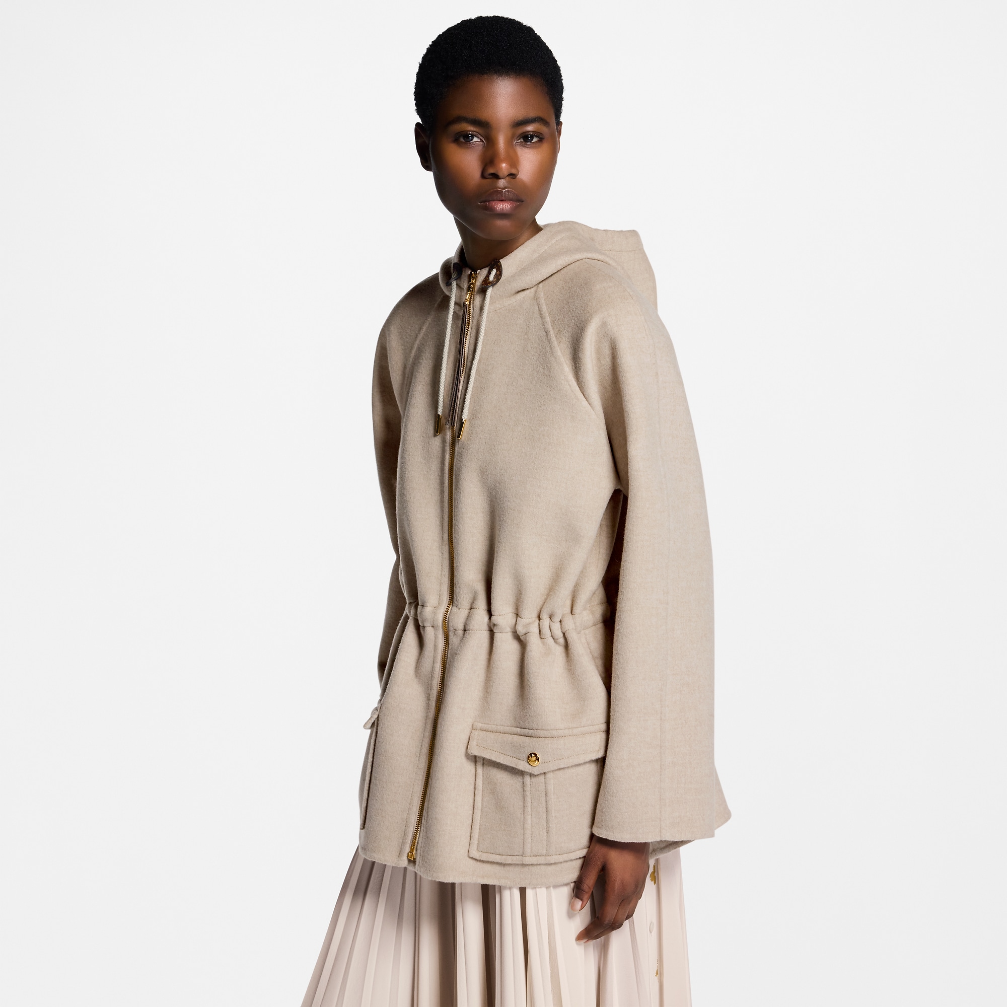 Double Face Hooded Parka