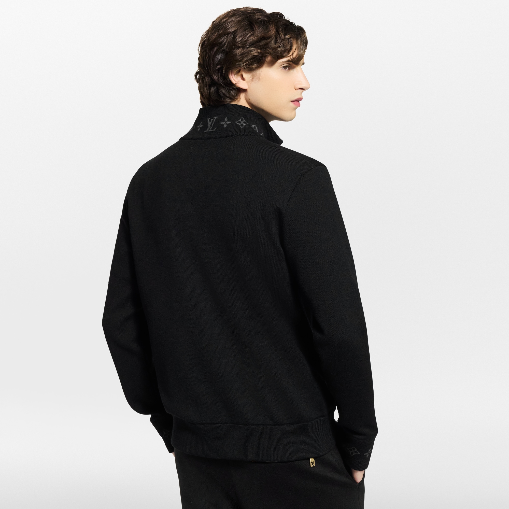  Ready-to-Wear All Ready-to-Wear Double-Face Knit Travel Blouson | Louis Vuitton ® (Product zoom)