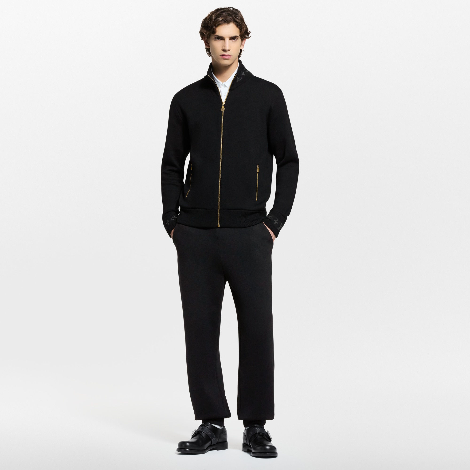  Ready-to-Wear All Ready-to-Wear Double-Face Knit Travel Blouson | Louis Vuitton ® (Product zoom)