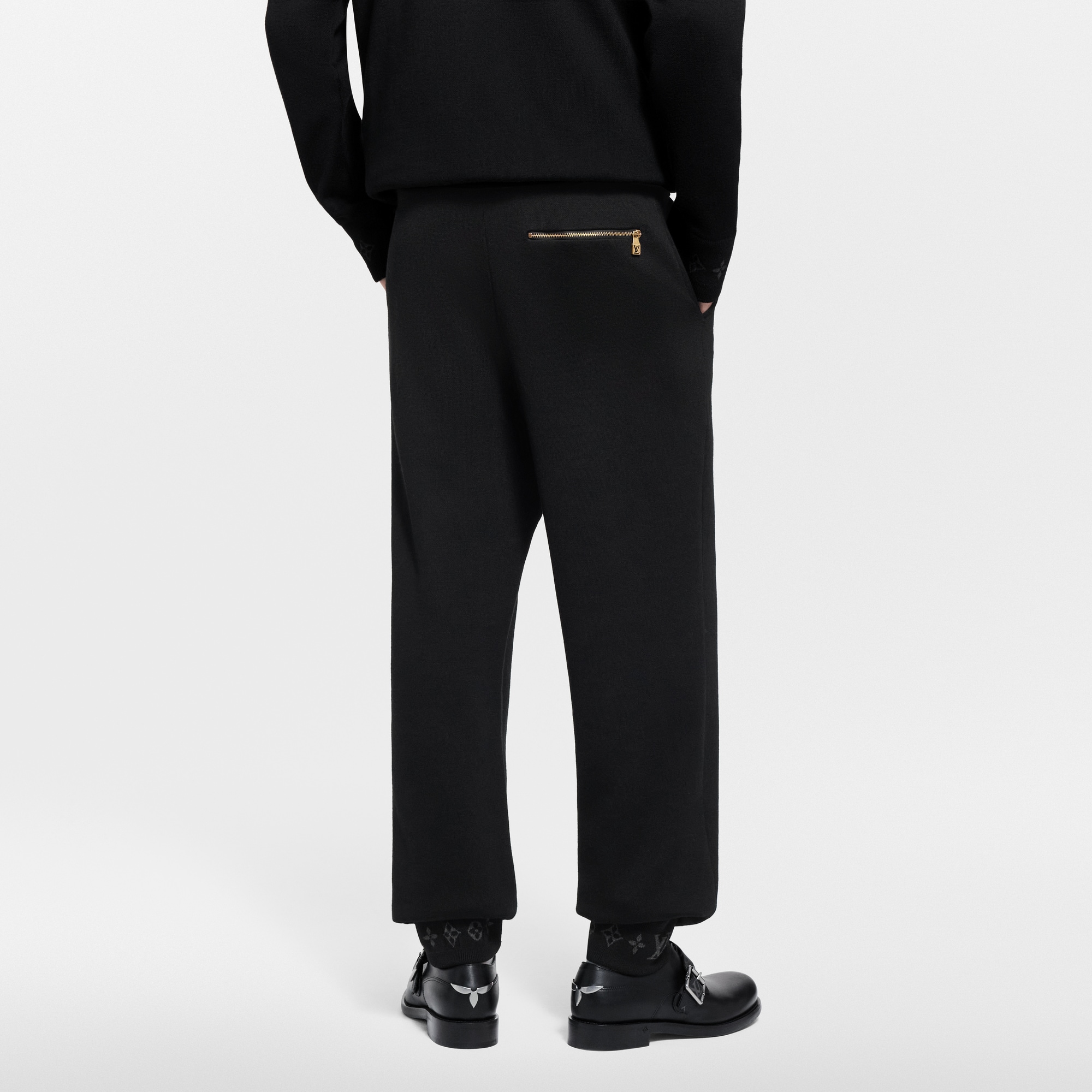  Ready-to-Wear All Ready-to-Wear Double-Face Knit Travel Pants | Louis Vuitton ® (Product zoom)