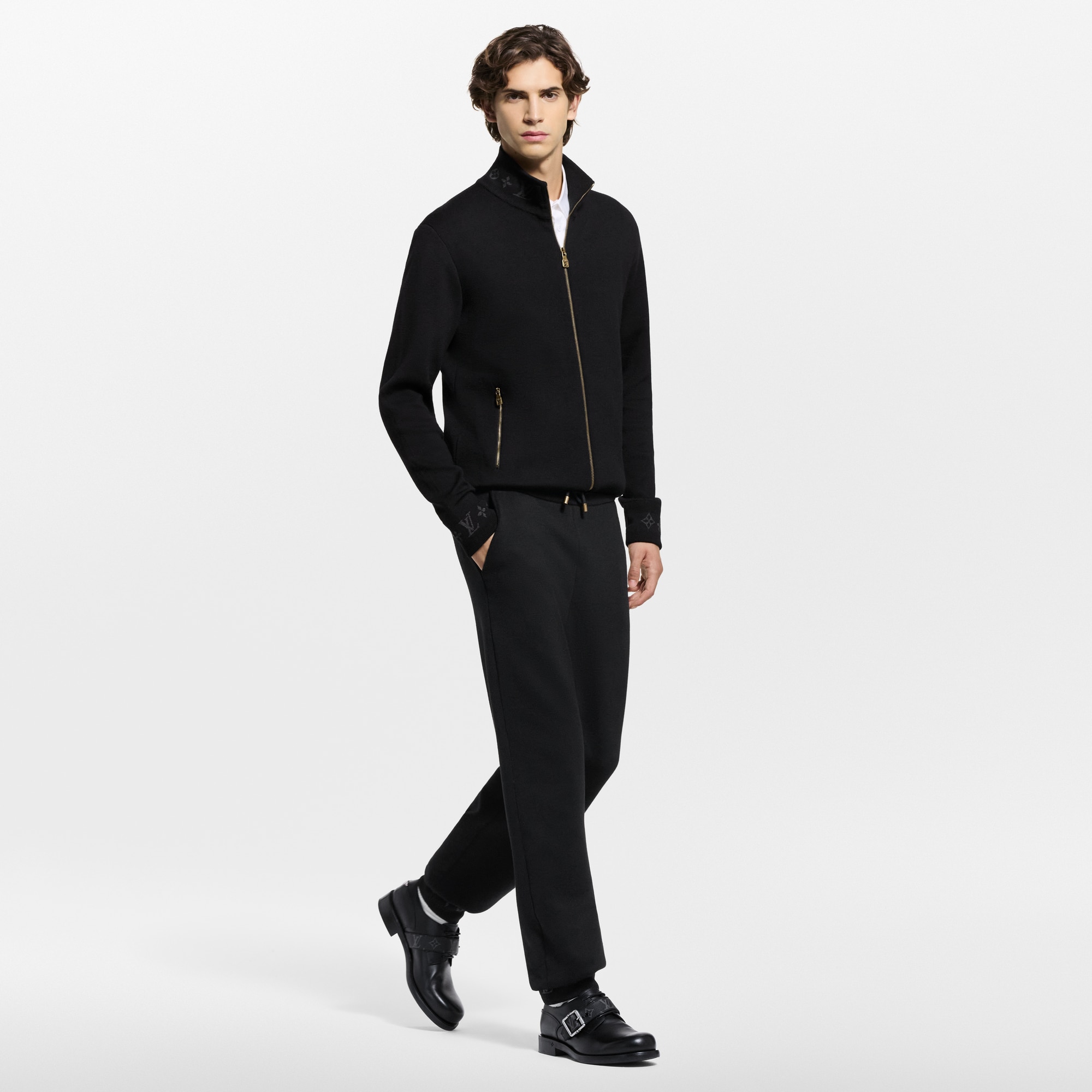  Ready-to-Wear All Ready-to-Wear Double-Face Knit Travel Pants | Louis Vuitton ® (Product zoom)