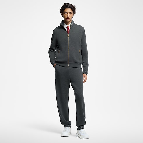 Ready-to-Wear All Ready-to-Wear Double Face Knit Wool Travel Pants | Louis Vuitton ® (Product zoom)