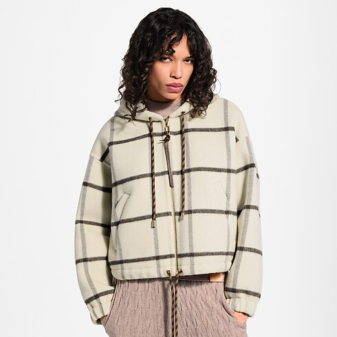 Ready-to-Wear Coats and Jackets Double Face Tartan Zip-Up Jacket | Louis Vuitton ® (Product zoom)