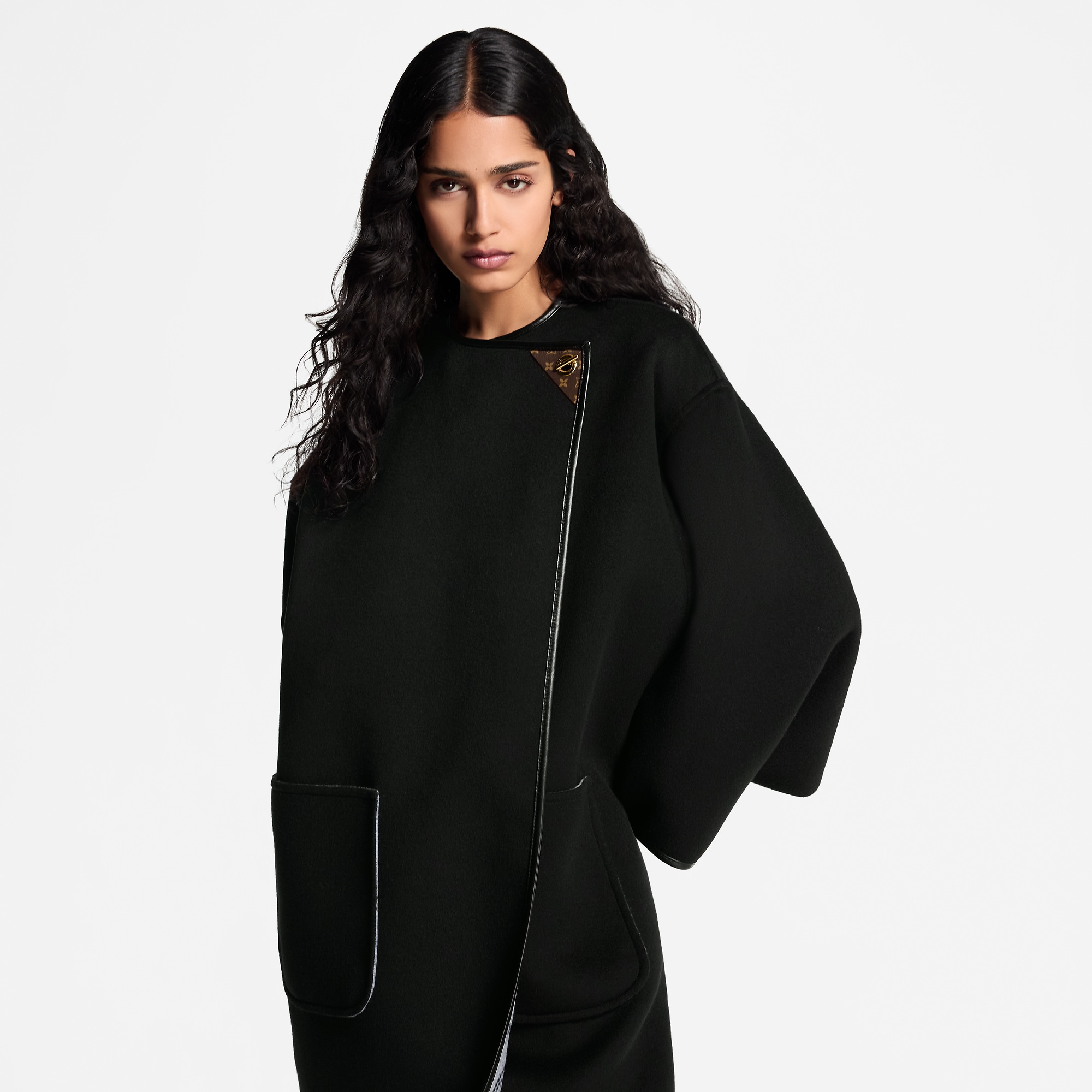 Double Face Toggle Detail Coat