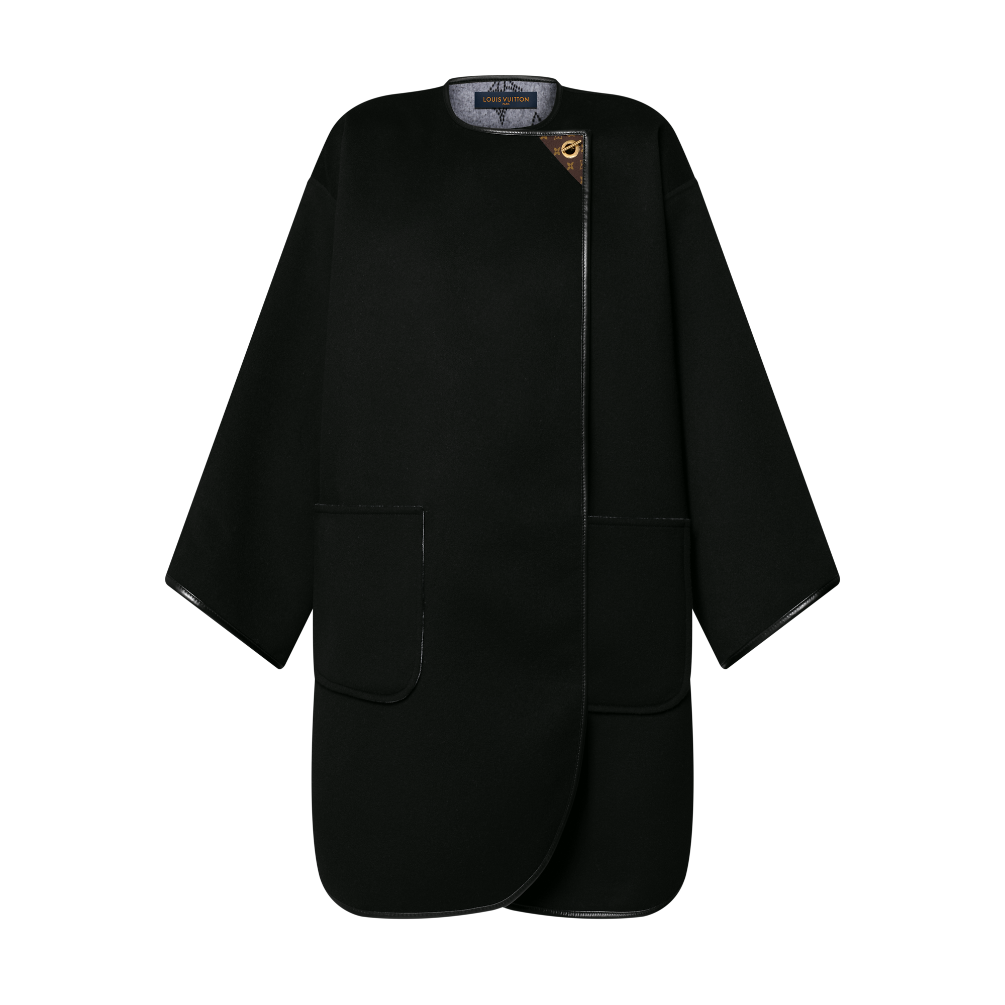 Double Face Toggle Detail Coat