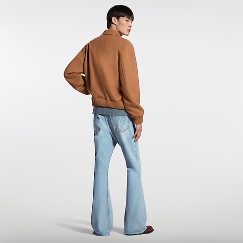 Ready-to-Wear Coats and Outerwear Double Face Wool Blouson | Louis Vuitton ® (Product zoom)