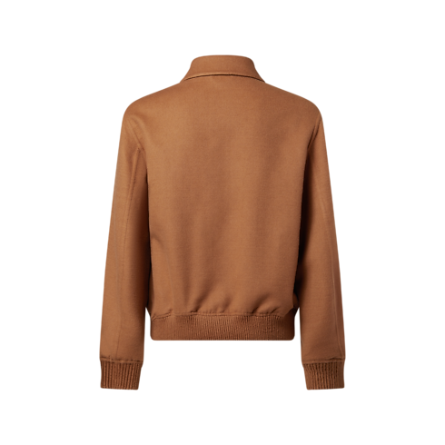 Ready-to-Wear Coats and Outerwear Double Face Wool Blouson | Louis Vuitton ® (Product zoom)