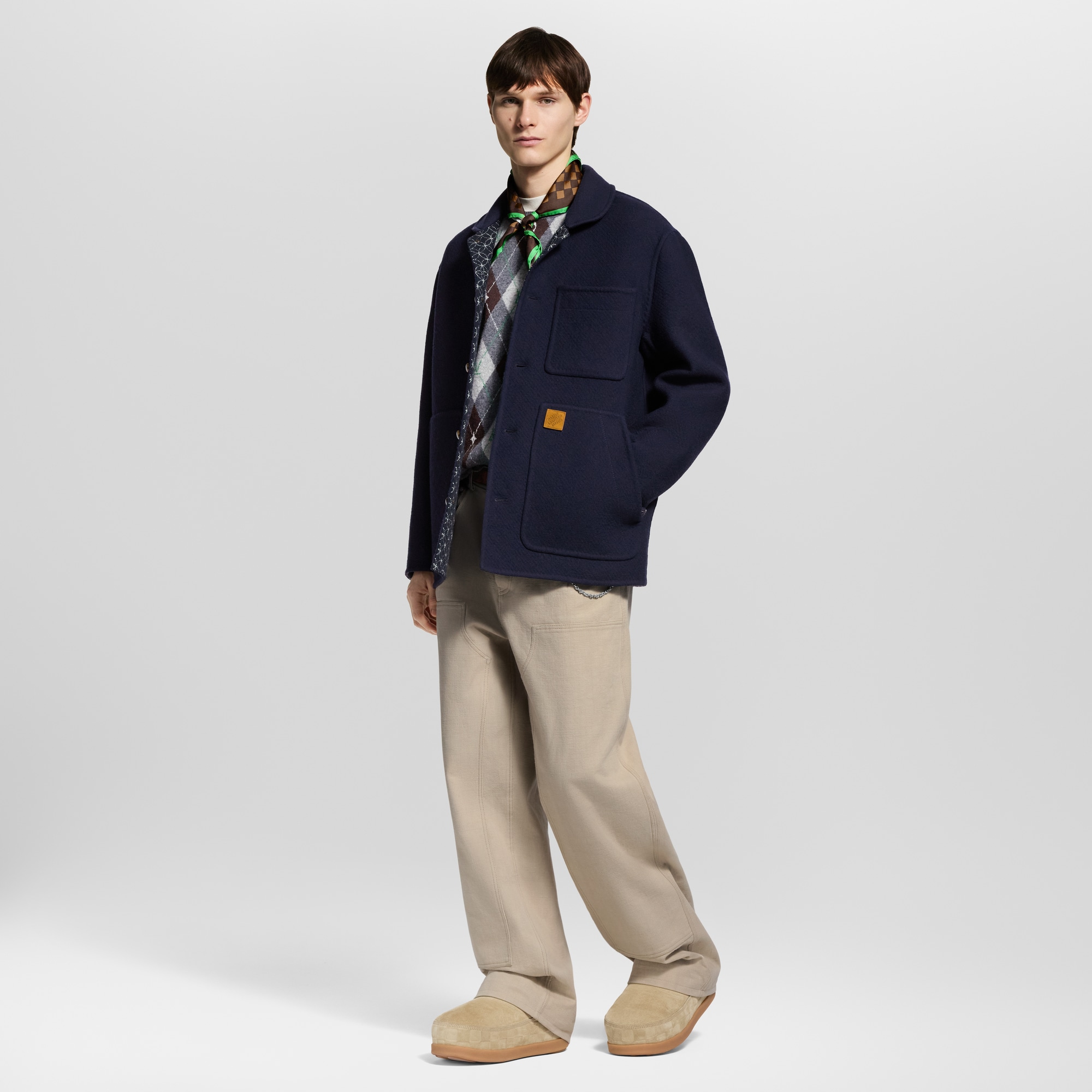  Ready-to-Wear Coats and Outerwear Double Face Workwear Blouson | Louis Vuitton ® (Product zoom)