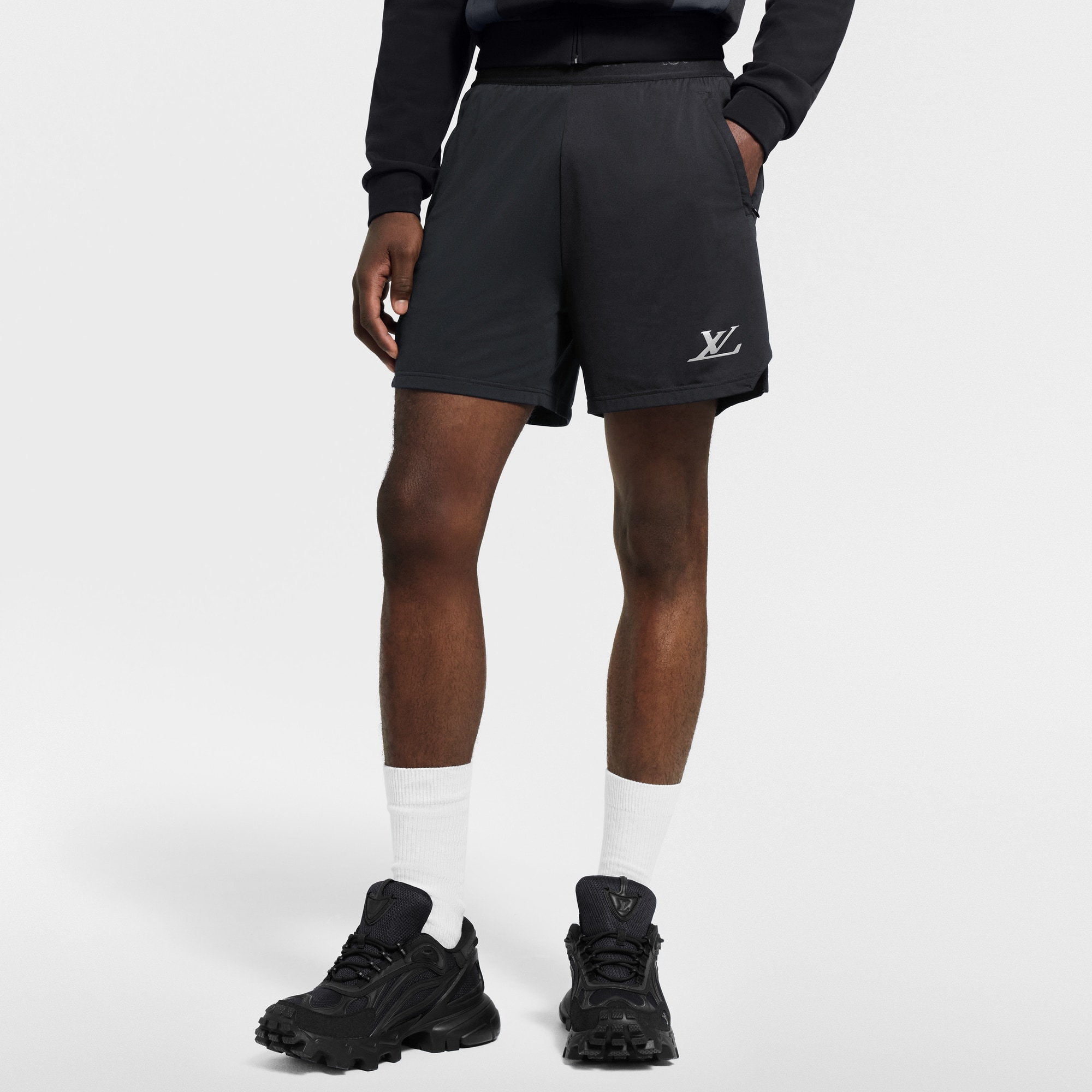  Ready-to-Wear All Ready-to-Wear Double Layer Running Shorts | Louis Vuitton ® (Product zoom)